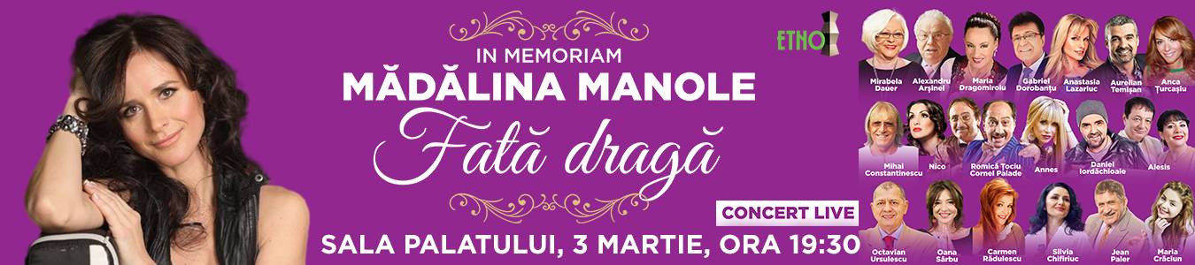 In Memoriam  MADALINA MANOLE - Fata draga