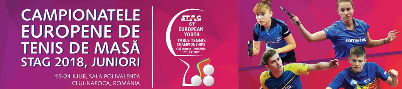 Campionatele Europene de Tenis de Masa pentru Juniori STAG 2018