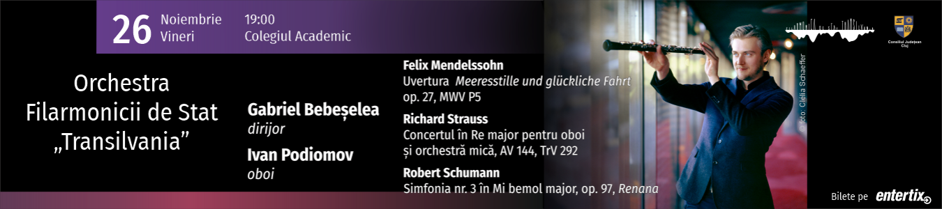 Orchestra Filarmonicii de Stat „Transilvania” - dirijor Gabriel Bebeselea 