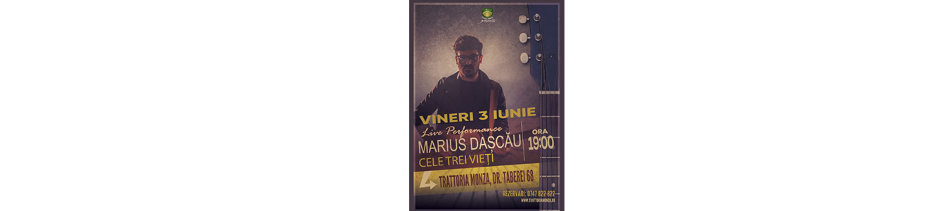 Marius Dascau Live Performance || Cele trei vieti