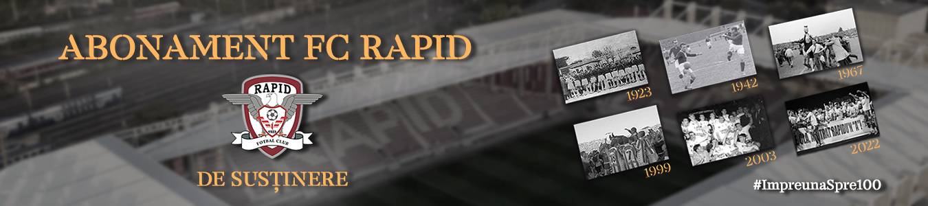 Abonament Sustinere Fc Rapid 1923 - sezon 2022-2023