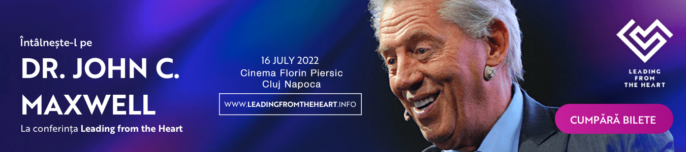 Leading from the Heart – John Maxwell revine in Romania 
