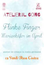 Kreativ Workshop „Flinke Finger” – Marienkäfer im April / Atelierul de creatie „Flinke Finger” –  Buburuza din aprilie 