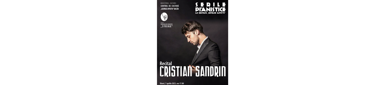 Recital de pian Cristian Sandrin