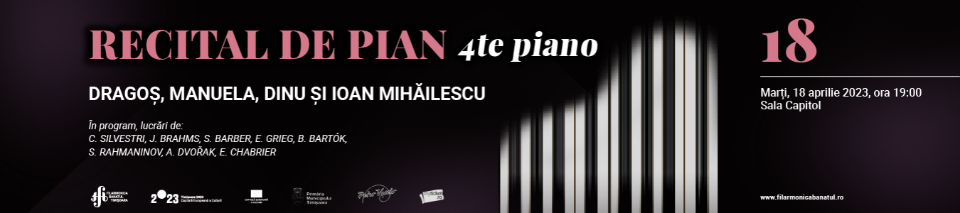 Recital de pian | 4te PIANO | Familia Mihailescu