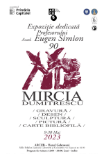 Mircia Dumitrescu – Expozitie dedicata Prof. Acad. Eugen Simion 90