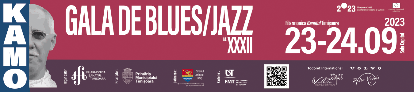 Gala Blues/Jazz KAMO | MIKE KRSTIC 4TET, VALI RACILA SI RAUL KUSAK  si THE W with special guest JAMES KITCHMAN