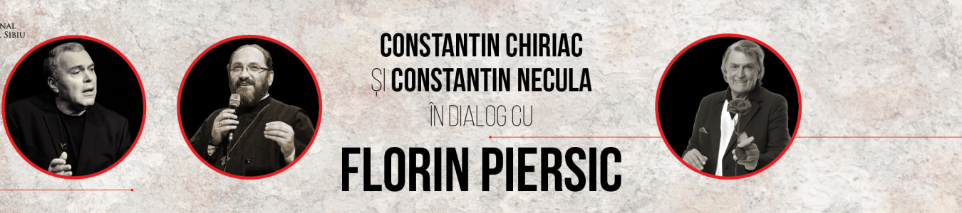 Constantin Chiriac si Constantin Necula in dialog cu Florin Piersic @TNRS - Scena Digitala