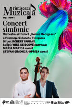 Concert simfonic - Orchestra simfonica „Remus Georgescu” a Filarmonicii Banatul | Dirijor: Robert Farkas | Solist: Wies de Boevé - contrabas